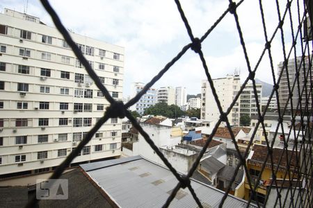 Vista da Sala de apartamento para alugar com 3 quartos, 100m² em Laranjeiras, Rio de Janeiro
