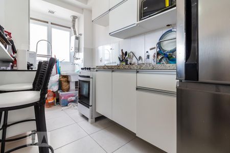 Cozinha de apartamento para alugar com 1 quarto, 50m² em Alphaville Conde Ii, Barueri