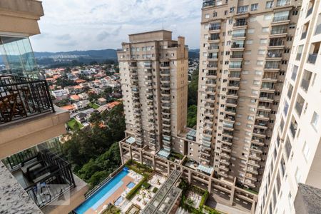 Vista da Suíte de apartamento para alugar com 1 quarto, 50m² em Alphaville Conde Ii, Barueri