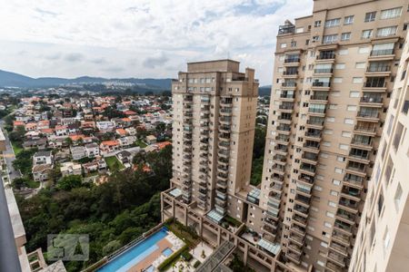 Vista da Varanda da Sala de apartamento para alugar com 1 quarto, 50m² em Alphaville Conde Ii, Barueri