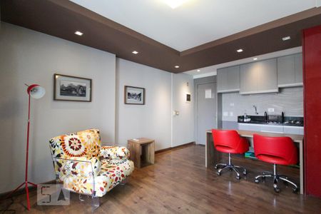 Sala de apartamento para alugar com 1 quarto, 43m² em Botafogo, Rio de Janeiro