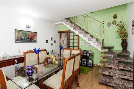 sala de jantar de casa para alugar com 3 quartos, 180m² em Jardim Anália Franco, São Paulo