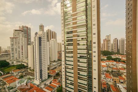 Vista varanda de apartamento à venda com 2 quartos, 124m² em Vila Regente Feijó, São Paulo