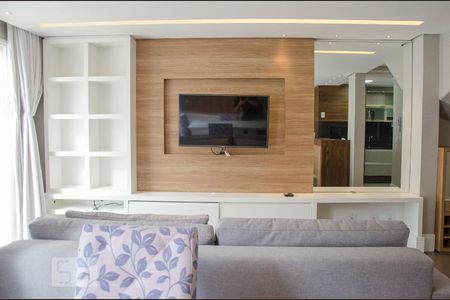 Sala de casa de condomínio para alugar com 3 quartos, 128m² em Estância Velha, Canoas