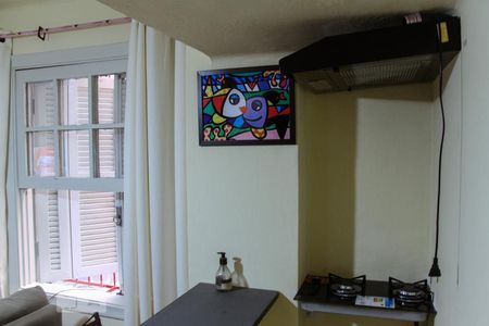 Detalhe Sala de apartamento para alugar com 1 quarto, 42m² em República, São Paulo