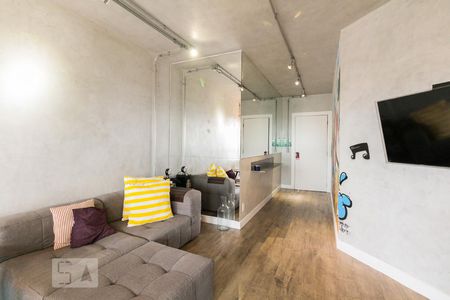 Sala  de apartamento para alugar com 1 quarto, 56m² em Parque da Mooca, São Paulo