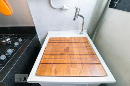 Apartamento para alugar com 56m², 1 quarto e 2 vagas Apartamento para alugar com 56m², 1 quarto e 2 vagasDetalhe área de serviço