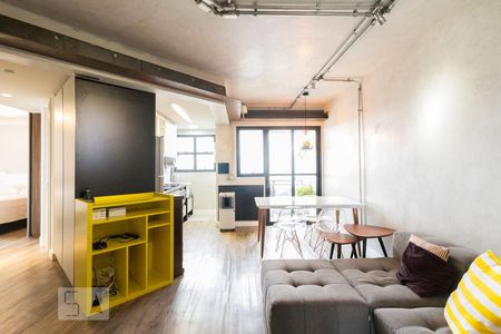 Sala  de apartamento para alugar com 1 quarto, 56m² em Parque da Mooca, São Paulo