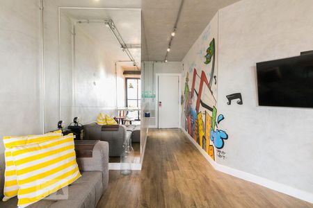 Sala  de apartamento para alugar com 1 quarto, 56m² em Parque da Mooca, São Paulo