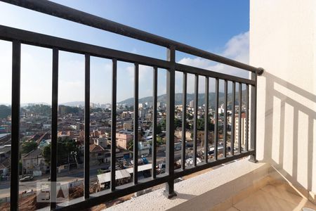 Varanda da sala de apartamento à venda com 2 quartos, 50m² em Sampaio, Rio de Janeiro