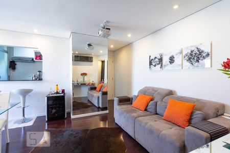 Sala de apartamento à venda com 2 quartos, 60m² em Brooklin Paulista, São Paulo