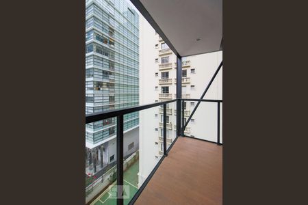 Sacada de kitnet/studio para alugar com 1 quarto, 34m² em Vila Olímpia, São Paulo