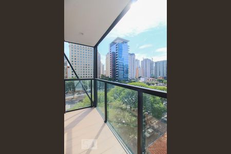 Sacada de kitnet/studio para alugar com 1 quarto, 34m² em Vila Olímpia, São Paulo