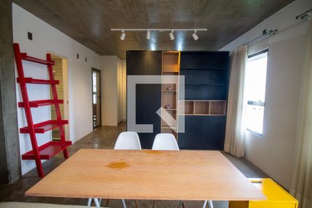 Sala de apartamento para alugar com 1 quarto, 74m² em Santo Amaro, São Paulo