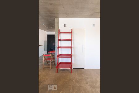 Studio Detalhe Sala de kitnet/studio para alugar com 1 quarto, 74m² em Santo Amaro, São Paulo