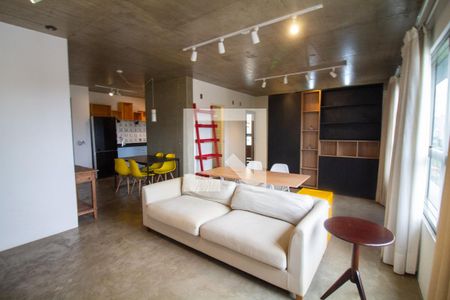 Sala de apartamento para alugar com 1 quarto, 74m² em Santo Amaro, São Paulo