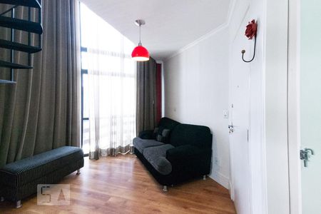 Sala de apartamento para alugar com 1 quarto, 40m² em Itaim Bibi, São Paulo