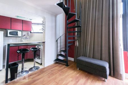 Sala de apartamento para alugar com 1 quarto, 40m² em Itaim Bibi, São Paulo