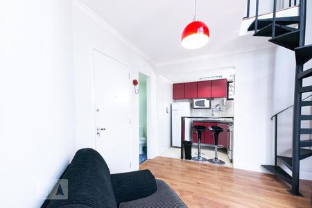 Sala de apartamento para alugar com 1 quarto, 40m² em Itaim Bibi, São Paulo