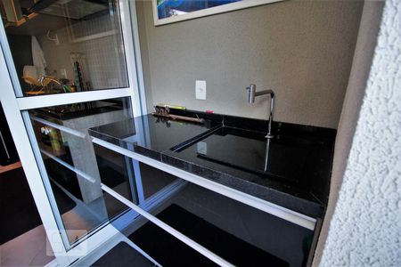 Apartamento à venda com 38m², 1 quarto e 1 vagaDetalhe da varanda