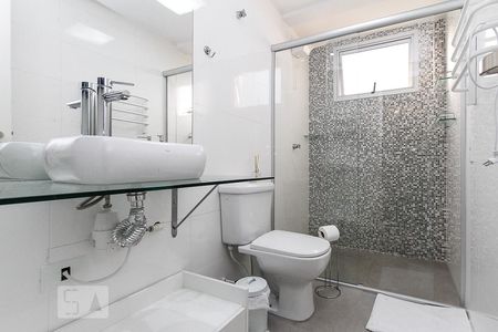 banheiro suite de apartamento à venda com 3 quartos, 84m² em Vila Celeste, São Paulo