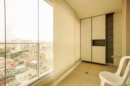 Varanda de apartamento para alugar com 1 quarto, 50m² em Vila Gomes Cardim, São Paulo