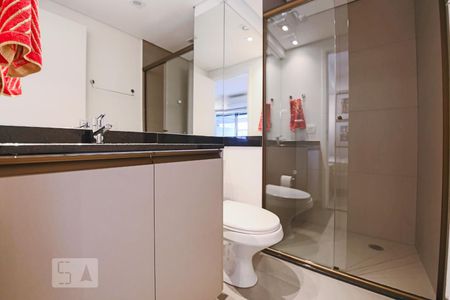 Studio para alugar com 40m², 1 quarto e 1 vaga Studio para alugar com 40m², 1 quarto e 1 vagaBanheiro