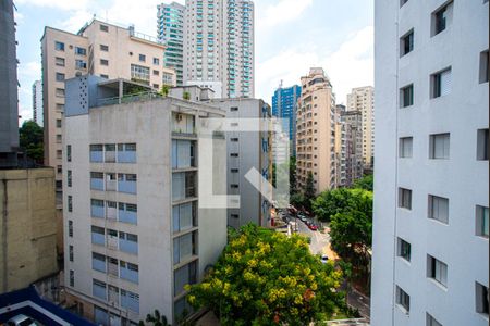 Vista da Sala/Quarto de kitnet/studio à venda com 1 quarto, 30m² em Bela Vista, São Paulo