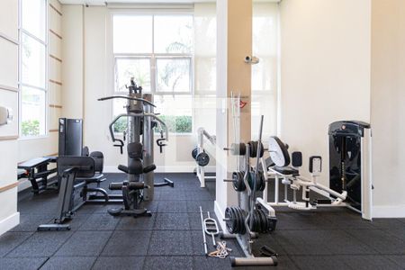 Apartamento para alugar com 120m², 2 quartos e 2 vagas Apartamento para alugar com 120m², 2 quartos e 2 vagasÁrea comum - Academia