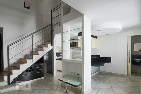 Sala de apartamento para alugar com 1 quarto, 60m² em Cerqueira César, São Paulo