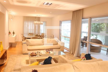 Sala de apartamento para alugar com 3 quartos, 242m² em Santo Antônio, São Caetano do Sul