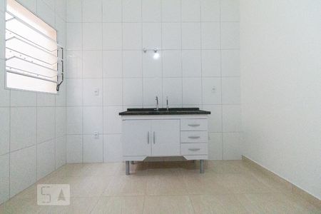 Sala e cozinha de casa para alugar com 1 quarto, 45m² em Chácara Belenzinho, São Paulo