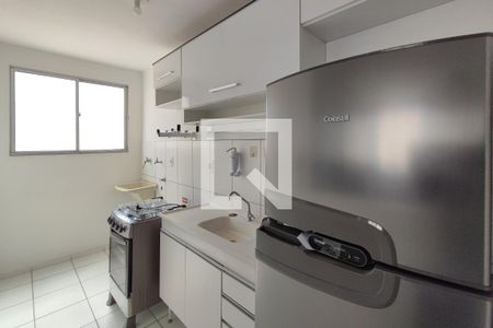 Cozinha de apartamento para alugar com 2 quartos, 45m² em Loteamento Parque São Martinho, Campinas