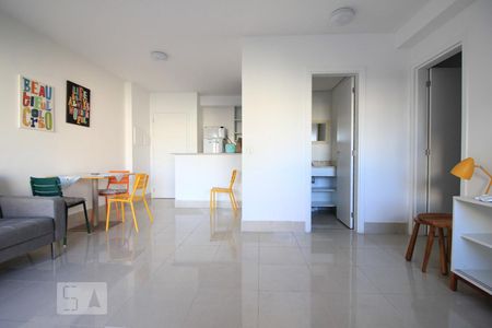 Sala de apartamento à venda com 1 quarto, 80m² em Jardim Leonor, São Paulo