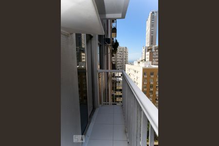 Varanda Quarto 2 (suíte) de apartamento à venda com 3 quartos, 100m² em Leblon, Rio de Janeiro
