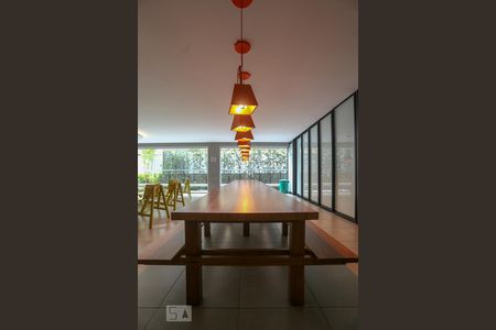 Studio à venda com 45m², 1 quarto e 1 vagaSalao de Festas