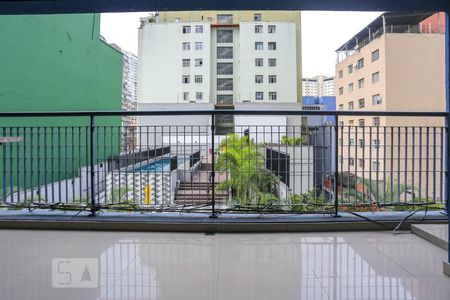 Studio à venda com 45m², 1 quarto e 1 vagaVaranda