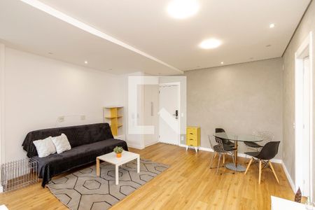 Sala de apartamento à venda com 1 quarto, 48m² em Vila Gertrudes, São Paulo