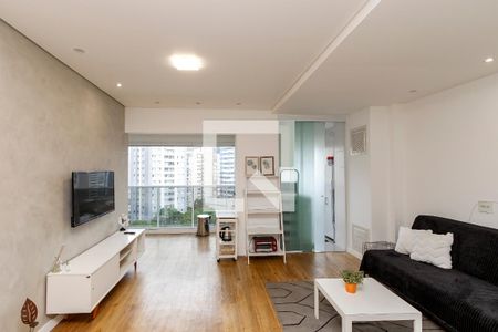 Sala de apartamento à venda com 1 quarto, 48m² em Vila Gertrudes, São Paulo