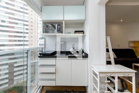 Apartamento à venda com 48m², 1 quarto e 1 vagaVaranda/ Cozinha