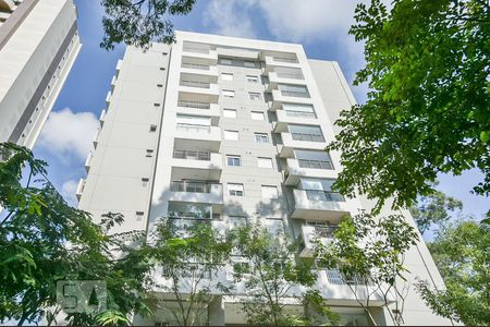 Studio à venda com 40m², 1 quarto e 1 vagaFachada do prédio