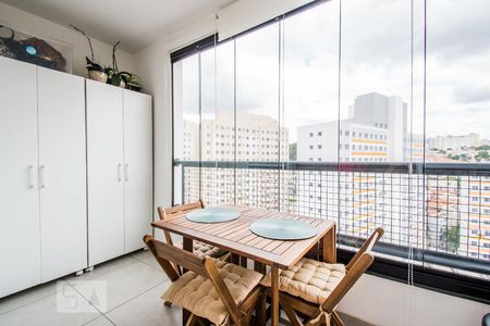 Studio à venda com 36m², 1 quarto e 1 vagaVaranda