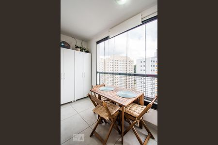 Studio à venda com 36m², 1 quarto e 1 vagaVaranda