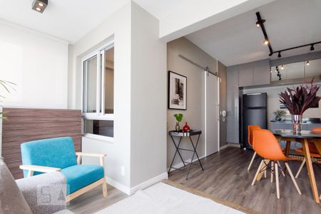 Sala de apartamento à venda com 1 quarto, 36m² em Barra Funda, São Paulo
