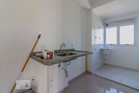 Cozinha de apartamento à venda com 1 quarto, 42m² em Vila Alpina, Santo André