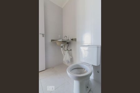 Banheiro de apartamento à venda com 1 quarto, 42m² em Vila Alpina, Santo André