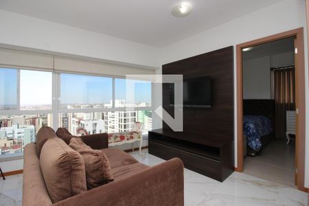 Sala de apartamento para alugar com 1 quarto, 47m² em Águas Claras, Brasília