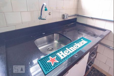 Pia de casa para alugar com 1 quarto, 55m² em Jardim, Santo André