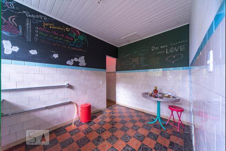 Cozinha de casa para alugar com 1 quarto, 55m² em Jardim, Santo André