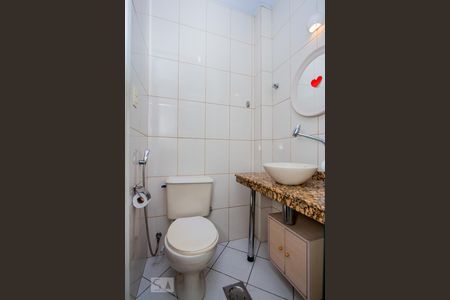 Banheiro de kitnet/studio à venda com 1 quarto, 23m² em Glória, Rio de Janeiro